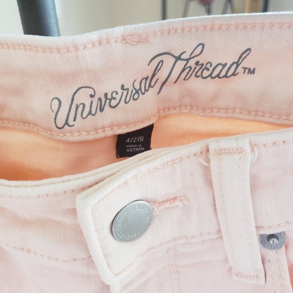 Universal Thread Pink High Rise Jeans - Picture 7 of 8